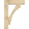 Ekena Millwork Merced Block Rough Sawn Bracket w/ Offset Brace, Douglas Fir, 8"W x 30"D x 42"H BKT0806X30X42MRC05RDF - alternate 2